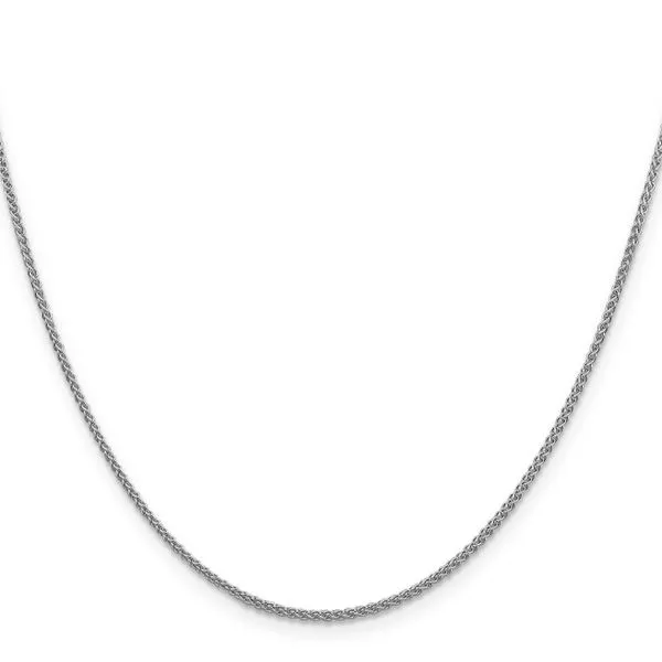 Leslie's 14K White Gold 1.5mm Spiga Chain Image 2 S&E Jewelers Depew, NY