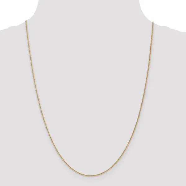Leslie's 14K 1.0mm Spiga Chain Image 4 Albert's Jewelers Kingsland, GA