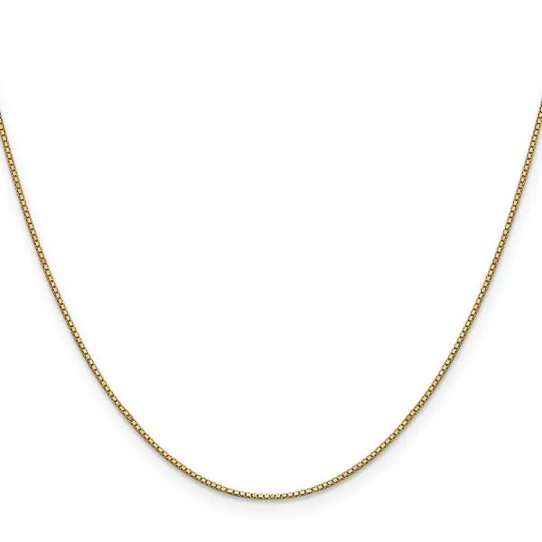 Leslie's 14K .9mm Box Chain Image 2 Johnson Jewellers Lindsay, ON
