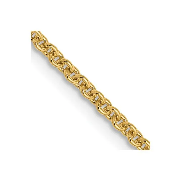 Leslie's 14K 1.6mm Round Cable Chain Johnson Jewellers Lindsay, ON