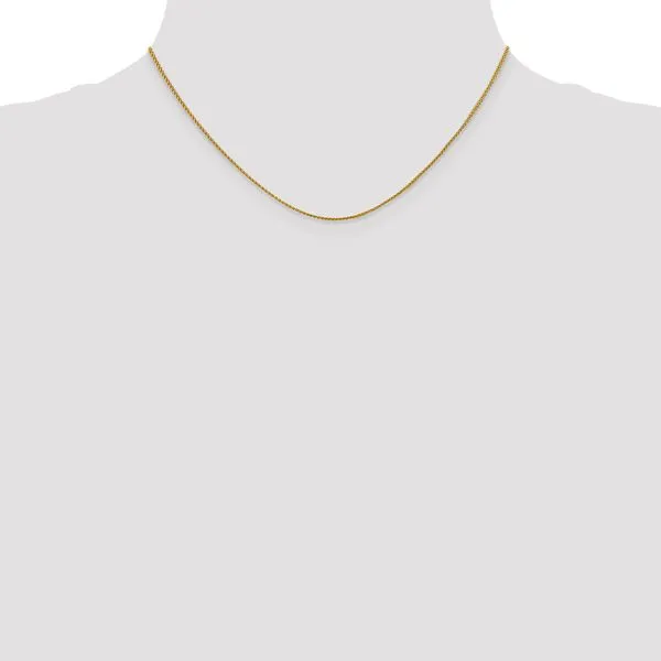 18K Leslie's 1mm D/C Spiga Chain Image 4 Johnson Jewellers Lindsay, ON