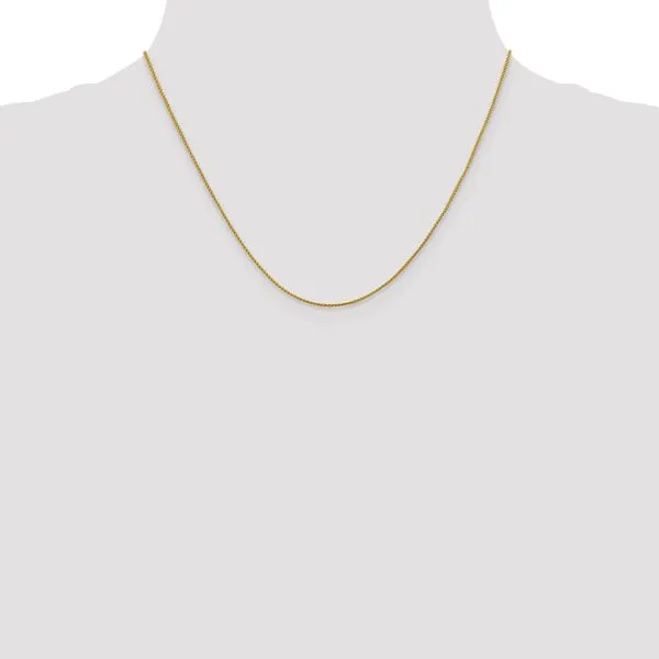 18K Leslie's 1mm D/C Spiga Chain Image 4 Diny's Jewelers Middleton, WI
