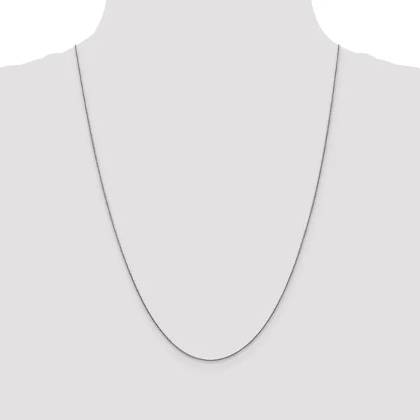 18K Leslie's WG 1mm D/C Spiga Chain Image 4 Diamond Design Jewelers Somerset, KY