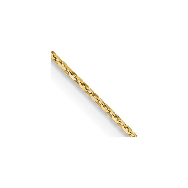 18K Leslie's 1.15mm D/C Cable Chain S&E Jewelers Depew, NY