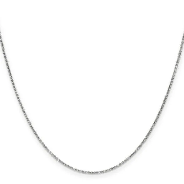 18K Leslie's WG 1.15mm D/C Cable Chain Image 2 Johnson Jewellers Lindsay, ON