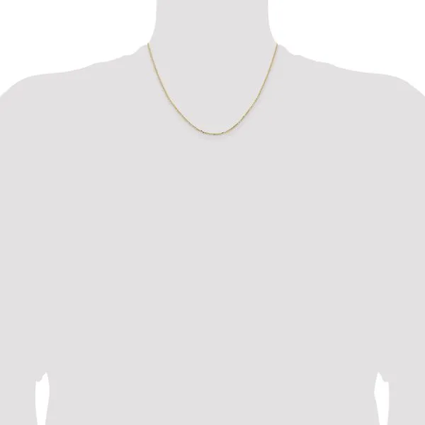 18K Leslie's 1.5mm D/C Cable Chain Image 4 Arlene's Fine Jewelry Vidalia, GA