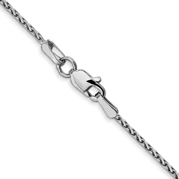 Leslie's 14K White Gold 1.3mm D/C Wheat Chain Image 3 Diamond Design Jewelers Somerset, KY