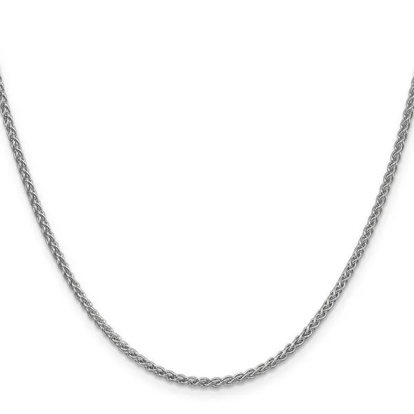 Leslie's 14K White Gold 2.1mm Spiga Chain Image 2 Diamond Design Jewelers Somerset, KY