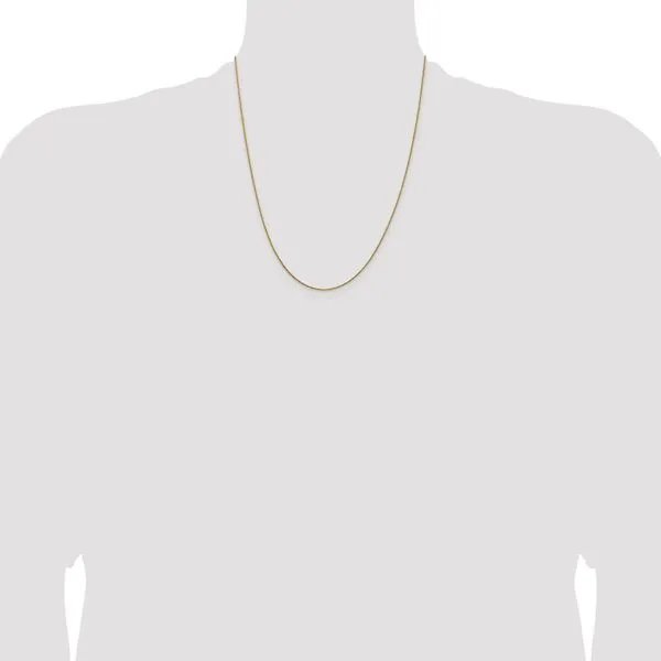 Leslie's 14K .8mm D/C Quadra Wheat Chain Image 4 Albert's Jewelers Kingsland, GA