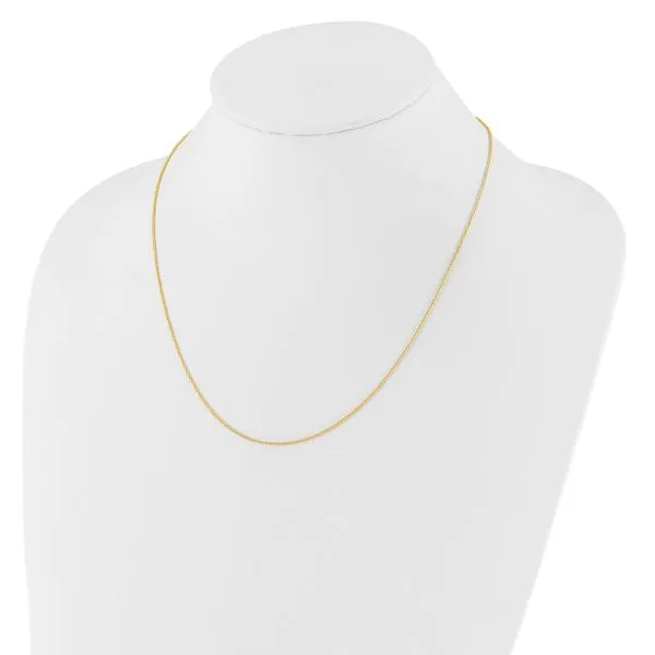 Leslie's 14K Adjustable 1mm Wheat Chain Image 3 G.G. Gems, Inc. Scottsdale, AZ