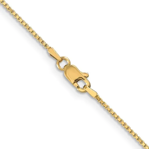 Leslie's 14K 1mm Box Chain Image 3 Johnson Jewellers Lindsay, ON