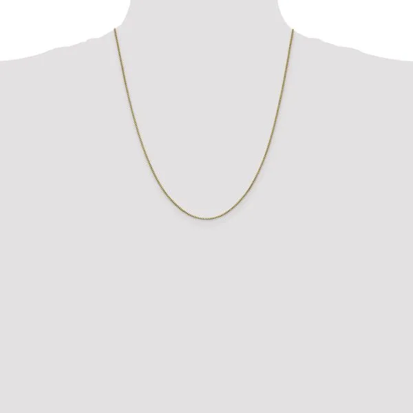 Leslie's 14K 1mm Box Chain Image 4 Johnson Jewellers Lindsay, ON