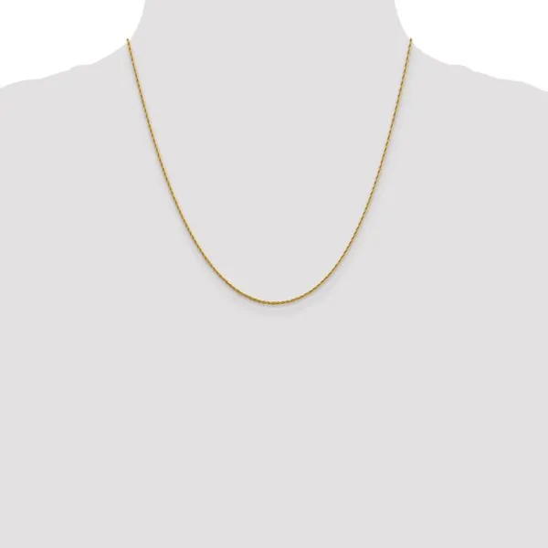 Leslie's 10K 1.2 mm Loose Rope Chain Image 4 Spencer's Jewelers Athens, GA