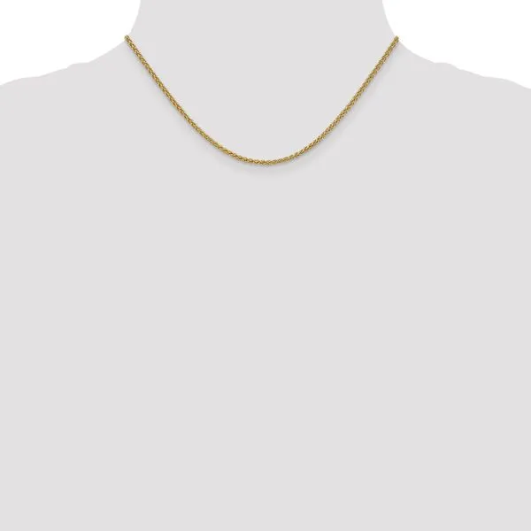 Leslie's 14K 2.1mm Spiga Chain Image 4 Atlanta West Jewelry Douglasville, GA