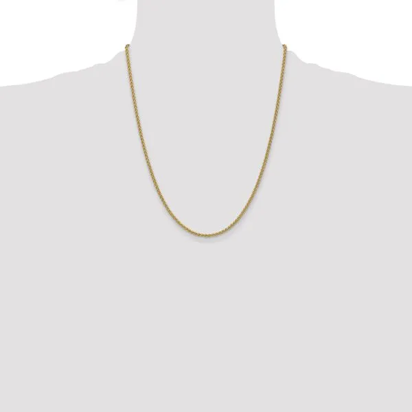 Leslie's 14K 2.1mm Spiga Chain Image 4 Johnson Jewellers Lindsay, ON