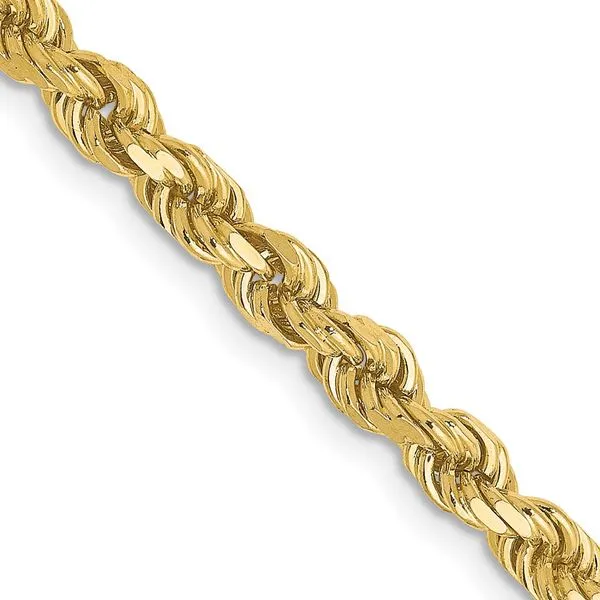 Leslie's 10K 3.5mm Diamond-Cut Rope Chain Fairfield Center Jewelers Fairfield, CT
