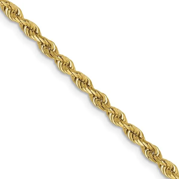 Leslie's 10k 2.75mm D/C Quadruple Rope Chain Spencer's Jewelers Athens, GA
