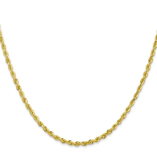 Leslie's 10k 2.75mm D/C Quadruple Rope Chain Image 2 Spencer's Jewelers Athens, GA