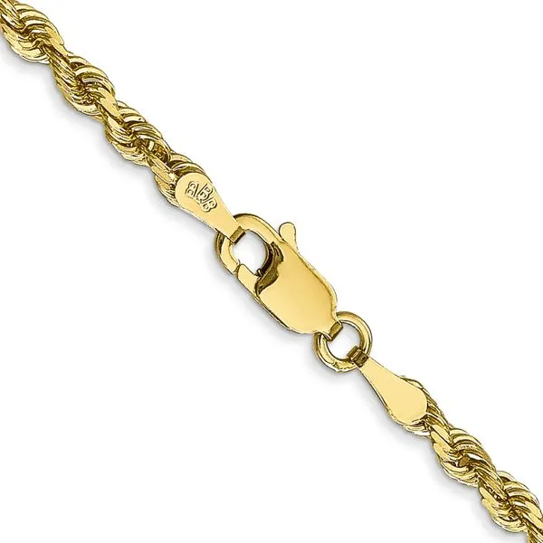 Leslie's 10k 3mm D/C Quadruple Rope Chain Image 3 Spencer's Jewelers Athens, GA