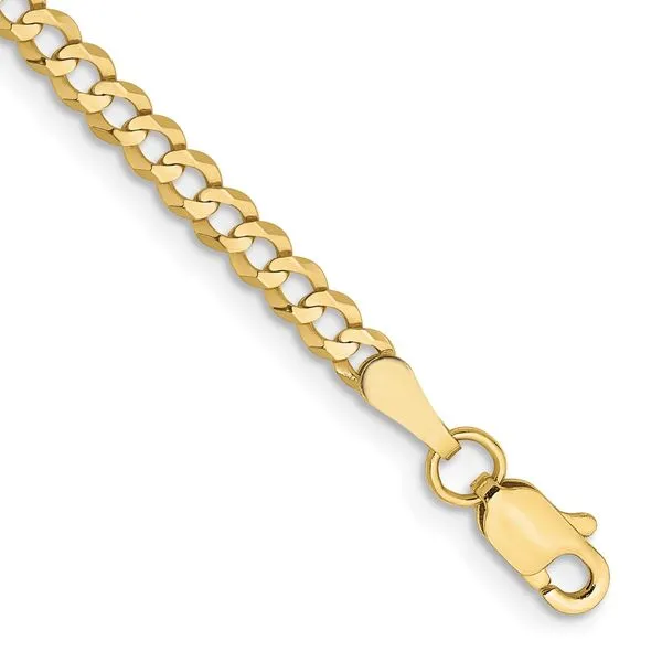 Leslie's 10k 3.1mm Lightweight Flat Cuban Chain Spencer's Jewelers Athens, GA
