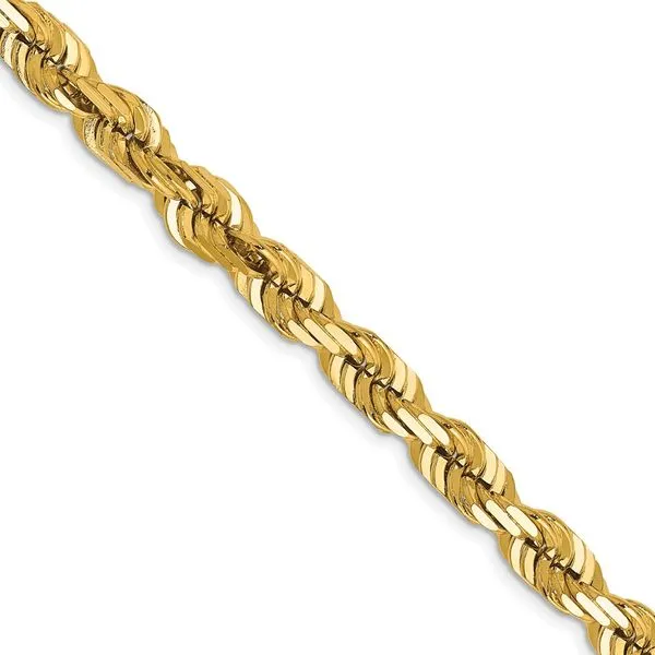 Leslie's 10K 6.5mm Diamond-Cut Rope Chain Grayson & Co. Jewelers Iron Mountain, MI