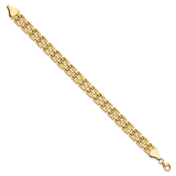 Leslie's 10K Yellow Gold Bracelet Image 2 Spencer's Jewelers Athens, GA