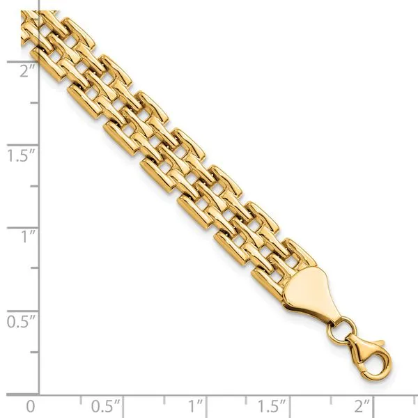 Leslie's 10K Yellow Gold Bracelet Image 4 Spencer's Jewelers Athens, GA