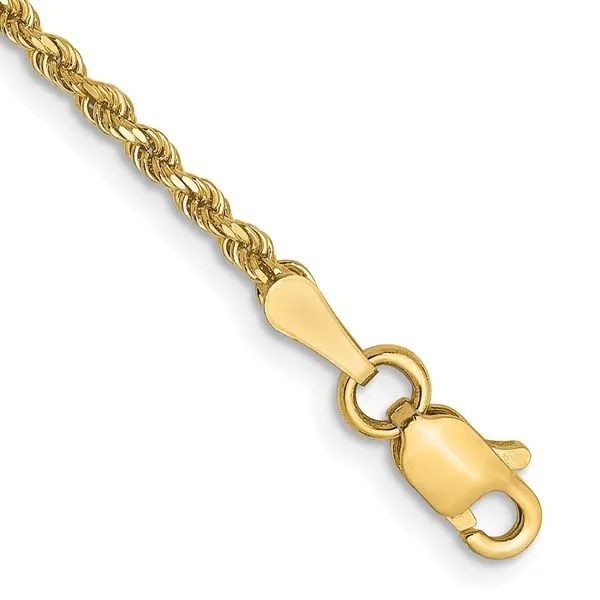Leslie's 14K 1.75mm Diamond-Cut Rope Chain Diny's Jewelers Middleton, WI