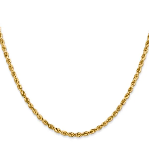 Leslie's 14K 2.75mm Diamond-Cut Rope Chain Image 2 Johnson Jewellers Lindsay, ON