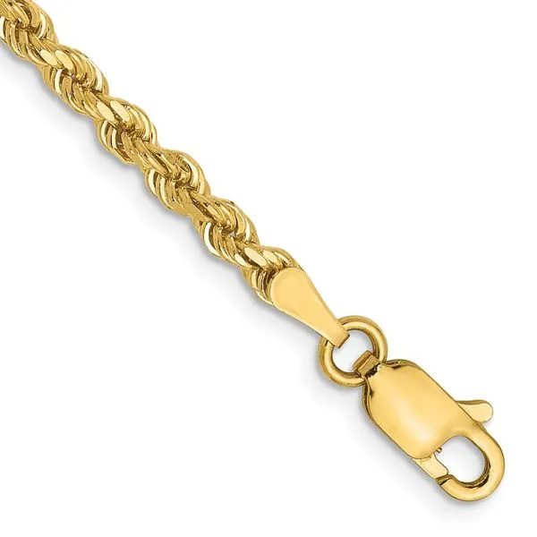 Leslie's 14K 2.75mm Diamond-Cut Rope Chain Albert's Jewelers Kingsland, GA