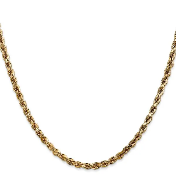 Leslie's 14K 3.5mm Diamond-Cut Lightweight Rope Chain Image 2 G.G. Gems, Inc. Scottsdale, AZ