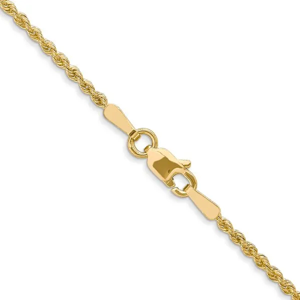 Leslie's 14K 1.6mm Solid Regular Rope Chain Image 3 Oak Valley Jewelers Oakdale, CA