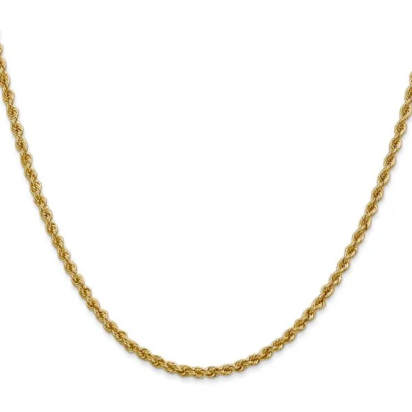 Leslie's 14K 2.5mm Solid Regular Rope Chain Image 2 Diny's Jewelers Middleton, WI