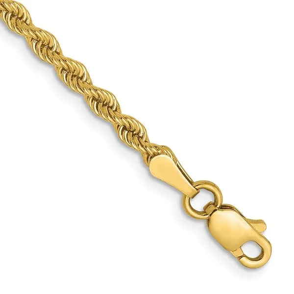 Leslie's 14K 2.5mm Solid Regular Rope Chain Johnson Jewellers Lindsay, ON