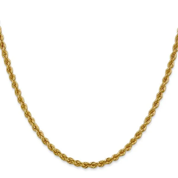 Leslie's 14K 3mm Solid Regular Rope Chain Image 2 Arlene's Fine Jewelry Vidalia, GA