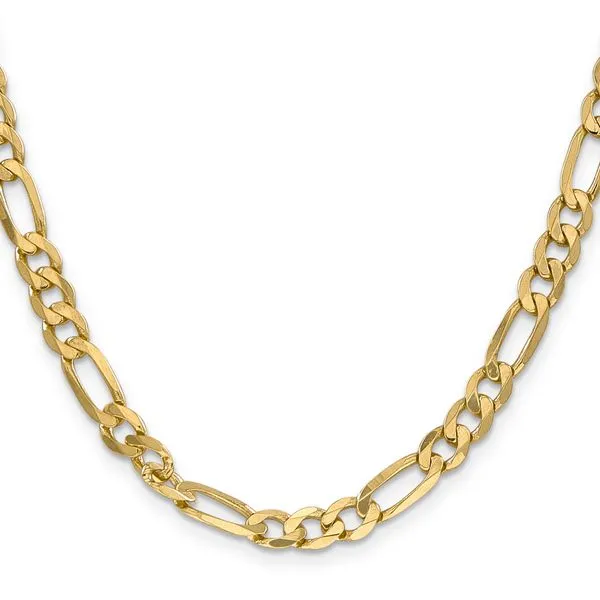 Leslie's 14K 6.00mm Flat Figaro Chain Image 2 Diamond Design Jewelers Somerset, KY