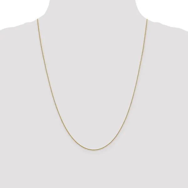 Leslie's 14K .8mm Loose Rope Chain Image 4 Albert's Jewelers Kingsland, GA