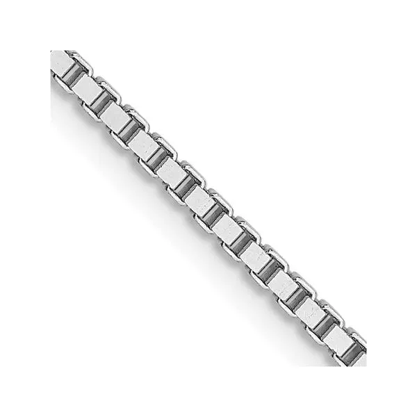 Leslie's 14K White Gold 1.3mm Box Chain Atlanta West Jewelry Douglasville, GA