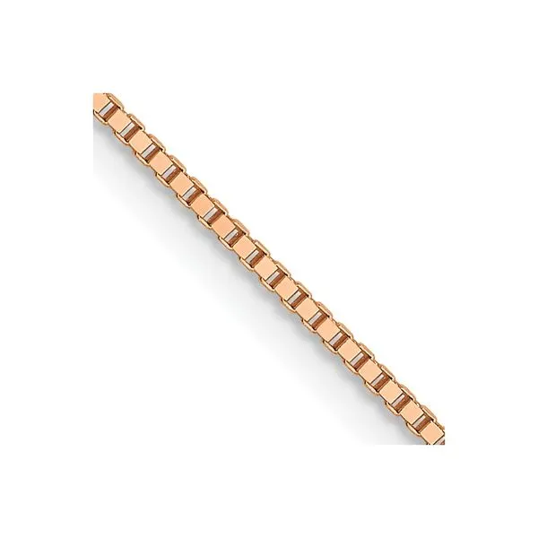 Leslie's 14K Rose Gold .7mm Box with Lobster Clasp Chain Jewelry Design Studio Jensen Beach, FL