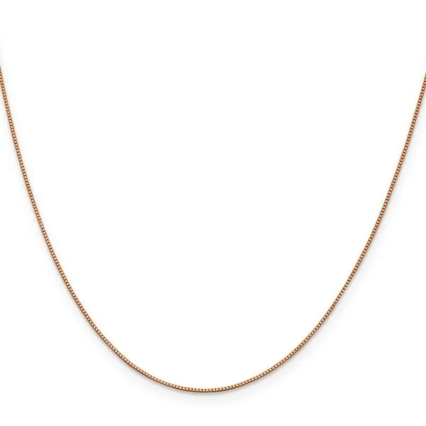 Leslie's 14K Rose Gold .7mm Box with Lobster Clasp Chain Image 2 Diny's Jewelers Middleton, WI