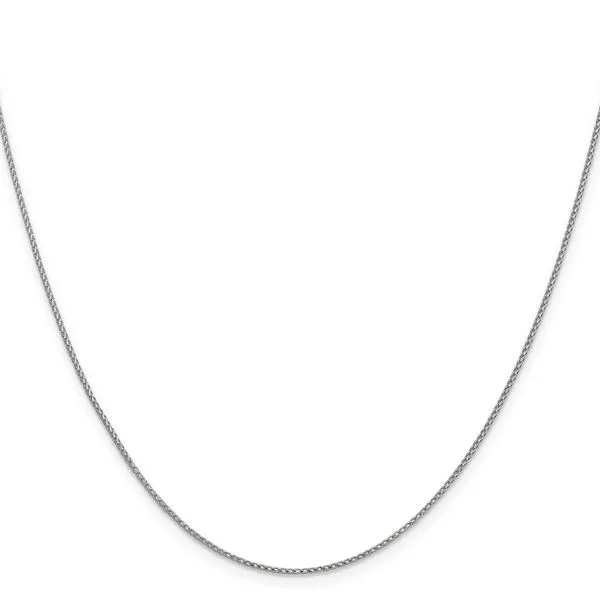 Leslie's 14K White Gold 1mm D/C Open Franco Chain Image 2 Diny's Jewelers Middleton, WI