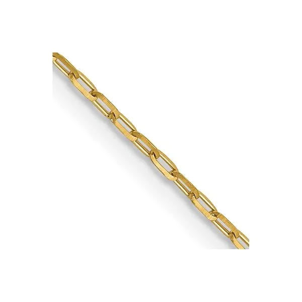 Leslie's 14K 1mm D/C Open Long Link Cable Chain Johnson Jewellers Lindsay, ON