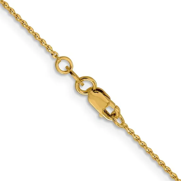 Leslie's 14K 1.15mm D/C Oval Link Chain Image 3 Diamond Design Jewelers Somerset, KY
