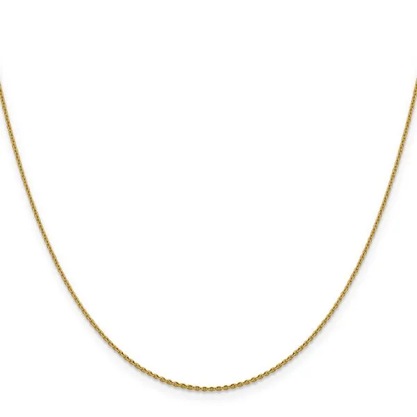 Leslie's 14K 1.15mm D/C Oval Link Chain Image 2 Arlene's Fine Jewelry Vidalia, GA