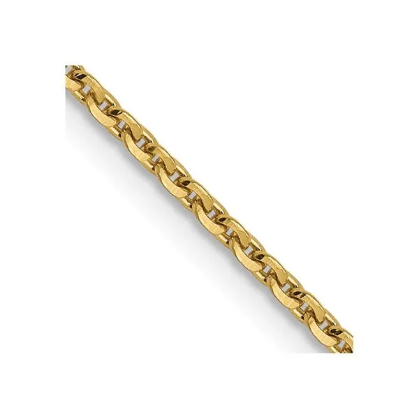 Leslie's 14K 1.40mm D/C Oval Link Chain Johnson Jewellers Lindsay, ON
