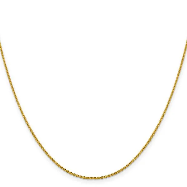 Leslie's 14K 1.40mm D/C Oval Link Chain Image 2 Johnson Jewellers Lindsay, ON