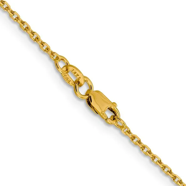 Leslie's 14K 1.5mm D/C Rolo Chain Image 3 Diamond Design Jewelers Somerset, KY