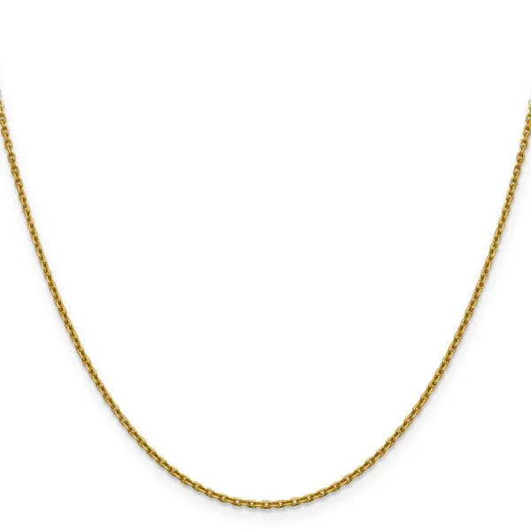 Leslie's 14K 1.5mm D/C Rolo Chain Image 2 Johnson Jewellers Lindsay, ON