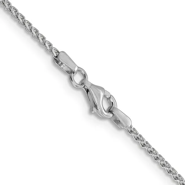 Leslie's 14K White Gold 1.4mm D/C Open Franco Chain Image 3 Jewelry Design Studio Jensen Beach, FL
