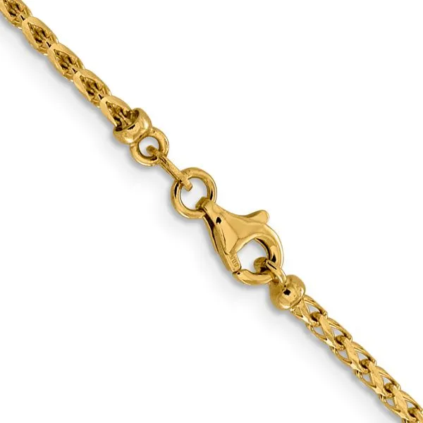 Leslie's 14K 2.1mm D/C Open Franco Chain Image 3 Albert's Jewelers Kingsland, GA